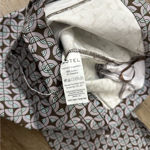 MOTEL • Jopan Flare Trouser in Retro Tile - Picture 5 of 14